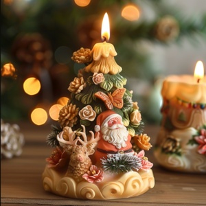 Moldes de Silicona Ecológicos para Velas, Decoraciones Navideñas Personalizadas, Hechas a Mano - Product Image 2