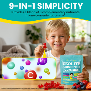 Acentiallabs Gummies Détox pour Enfants à la Zéolite pour le Soutien Osseux et Musculaire, Santé et Fonction Osseuse et Musculaire - Product Image 3