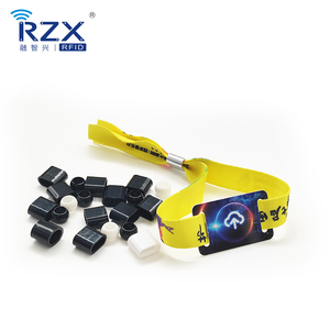 Fabriek Prijs Logo Afdrukken Rfid Stof Polsbandje Nfc Textiel Armband Ntag 213 Chip Binnen - Product Image 4