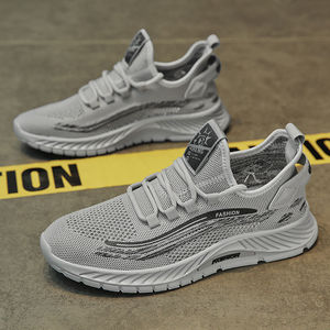 Calzado Deportivo Casual de Invierno con Diseño de Malla Transpirable y Cierre de Cordones para Ejercicio - Product Image 1
