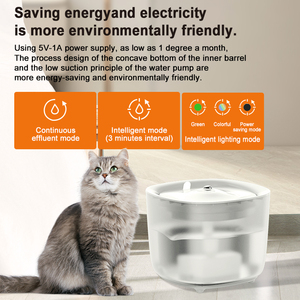 CITICITY Nouveau Distributeur d'Eau Automatique Transparent pour Chat avec Filtre à Circulation Automatique et Recharge Intelligente - Product Image 5