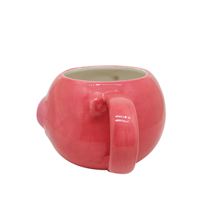 OEM de alta calidad de dibujos animados en 3D cerdito tazas de cerámica lindo Rosa tazas de café para cumpleaños sostenible personalizado al por mayor cumpleaños de fábrica - Product Image 3