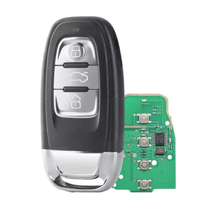 Clé de voiture à distance pour Audi S6 Q5 A6L A4 A5 A7 <span class=keywords><strong>315</strong></span>/433/868Mhz FCCID 754J 754D/<span class=keywords><strong>H</strong></span>/F/C/B sans logo lame non coupée - Product Image 3