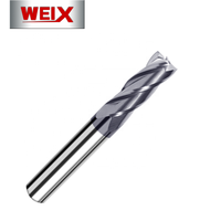 WEIX Fraise carrée à 4 dents en carbure monobloc revêtu pour routeur CNC en stock