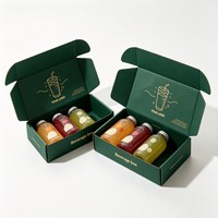 Boîte d'expédition de boissons en promotion avec logo personnalisé, pour bouteilles de boissons, sodas, bières, canettes, emballage cadeau, boîte de boissons à l'encre de soja