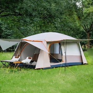 Carpas para Exteriores al por Mayor, Doble Capa, Gran Espacio, Carpa Familiar para las Cuatro Estaciones, 4-6 Personas, Impermeable, Apertura Automática Rápida, para <span class=keywords><strong>Camping</strong></span> - Product Image 3