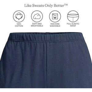 Pantalon de sport pour femme FOXA, coupe décontractée, tricoté, taille haute, jambe droite, en coton doux, à enfiler, taille élastique, respirant - Product Image 4
