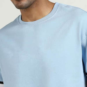 Ensemble deux pièces décontracté pour homme personnalisable, de haute qualité, 100% coton respirant, t-shirt et short pour l'été - Product Image 5