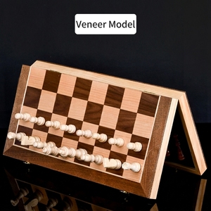 Set di <span class=keywords><strong>Scacchi</strong></span> e Backgammon <span class=keywords><strong>in</strong></span> <span class=keywords><strong>Legno</strong></span> 3-<span class=keywords><strong>in</strong></span>-1, Gioco da Tavolo Pieghevole con Contenitore, Gioco di Strategia Portatile per Adulti, Bambini e Famiglia - Product Image 6