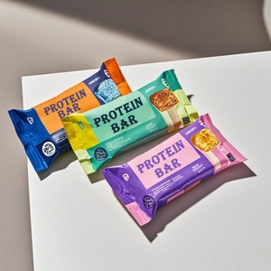 Bolsas de Embalaje de Alimentos Personalizadas con Logotipo Impreso, Bolsas de Papel de Aluminio para Snacks, Bolsas de Embalaje para Barras de Proteína y Energía - Product Image 1