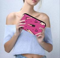 Nouvel arrivage de trousse de maquillage de voyage imperméable avec fermeture à glissière pour dames et filles à la mode vente en gros d'étui avec logo personnalisé