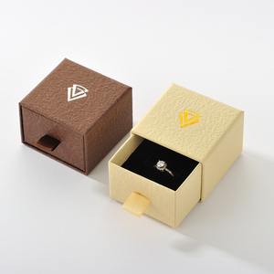 Wholesale Luxury Jewelry Drawer <b>Box</b> Custom Logo Paper Sliding Packaging <b>Gift</b> <b>Box</b> for Necklace Ring <b>Earrings</b> OEM ODM - Product Image 1