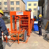 Machine de fabrication de blocs de pavés creux entièrement automatique LONTA QTJ4-25 pour blocs de 4, 5, 6, 8, 9 pouces, en béton et ciment