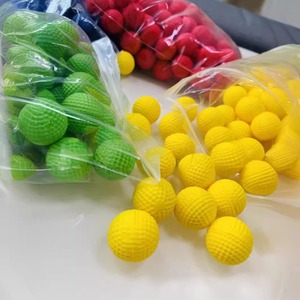 Bolas de Espuma Multicolores para Pistolas de Juguete, Recargas Manuales, Bolas Redondas de Espuma PU para Pistolas de Juguete - Product Image 2