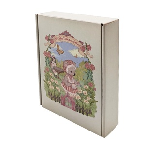 Caja de Envío con Solapa Rosa Impresa Personalizada con Logotipo para Joyería y Ropa - Product Image 3