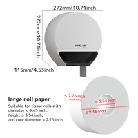 Distributeur de papier toilette mural pour salle de bain, distributeur de serviettes en papier commercial, vente en gros