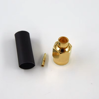 Cable RG402 de 0.141'' con Conector Coaxial RF SMA Macho Recto, Impermeable, para Antena