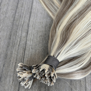 Extensions de cheveux humains Remy en gros, à pointe en <span class=keywords><strong>Y</strong></span>, double épaisseur, pré-collées à la kératine, en éventail, cheveux russes - Product Image 3