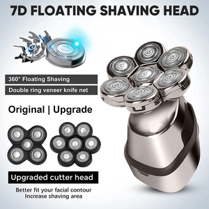 7D <span class=keywords><strong>rasoir</strong></span> électrique Rechargeable <span class=keywords><strong>rasoir</strong></span> étanche <span class=keywords><strong>rasoir</strong></span> rotatif <span class=keywords><strong>barbe</strong></span> nez tondeuse à cheveux <span class=keywords><strong>rasoir</strong></span> électrique pour hommes - Product Image 5