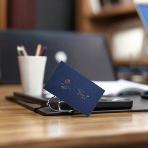 Kartu Bisnis dan kartu pos mewah kustom-stempel kertas timah, cetak timbul dengan cetakan Offset Premium - Product Image 5