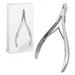 Coupe-cuticules professionnel pour soins des ongles, pinces en acier inoxydable japonais, lames aiguisées, double ressort, certifié ISO/CE, utilisation manuelle - Product Image 1