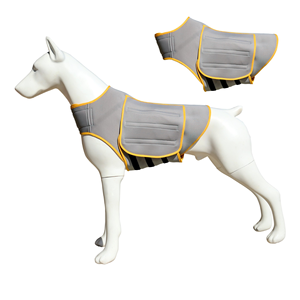 ठोस गुलाबी xl समायोज्य सांस लेने योग्य कुत्ते जैकेट प्यारा चिंता राहत शांत बनिट वसंत गर्म परिधान पालतू जानवर तनाव रिहाई - Product Image 6