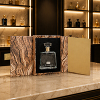 Boîtes magnétiques de luxe avec logo personnalisé, taille sur mesure, emballage rigide en carton pour vin, whisky, parfum avec mousse EVA