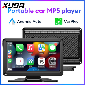 Xách tay 7 inch Car Stereo PND máy ảnh DVR Android Auto Carplay hiển thị đa phương tiện xe máy nghe nhạc - Product Image 2