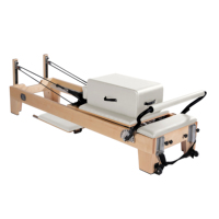 Machine professionnelle de Pilates en bois de chêne pour l'entraînement de corps Pilates Reformer Machine Home Yoga Fitness Reformer Prix usine