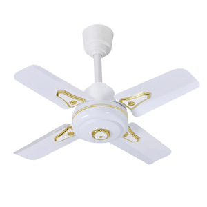 Eurotech 2025 nuevo diseño 24 pulgadas ventilador de techo blanco cuatro <span class=keywords><strong>bades</strong></span> de Metal Industrial eléctrico Mini ventilador de techo decorativo Home Hotel - Product Image 1