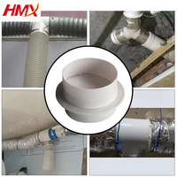 Vanne de refoulement en plastique pour système HVAC hospitalier 80 mm, vanne de refoulement pour ventilateur d'extraction, vanne de refoulement pour la qualité de l'air intérieur