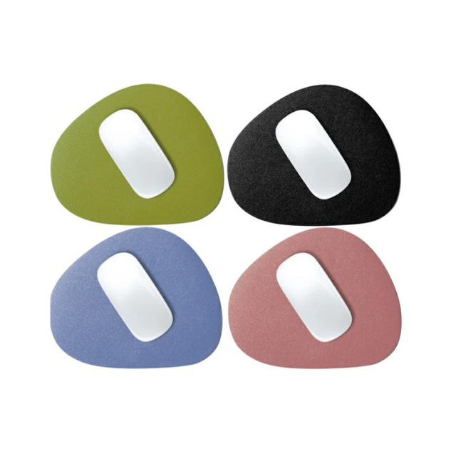 Ready Colors  PU Leather Irregular Gaming Mouse Pad Computer Mouse Mat for Office