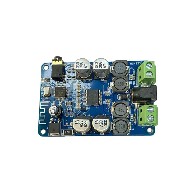 JYWD TDA7492P for Dual Channel 2*25W High Power Digital Amplifier Board AUX Interface White Module Kit 50x40x10mm