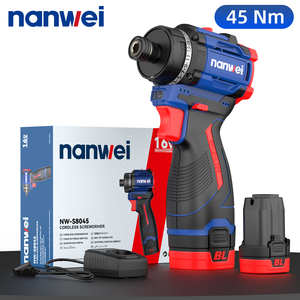 NANWEI S8045 16V 45N/M Destornillador eléctrico inalámbrico <span class=keywords><strong>de</strong></span> alto torque Taladro Batería <span class=keywords><strong>recargable</strong></span> <span class=keywords><strong>de</strong></span> iones <span class=keywords><strong>de</strong></span> litio Controlador <span class=keywords><strong>de</strong></span> impacto - Product Image 2