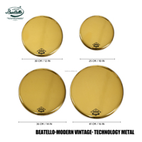 Beattello Musical Instrument Accessories 10/12/14/16 Snare Tom Floor Bass Kick Skin Mirror Finish Drum Head Skin Pack