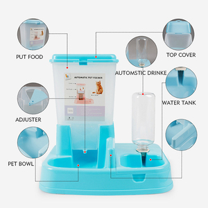 Automatic Pet <b>Feeder</b> Lovespot Dog <b>Cat</b> Water <b>Feeder</b> Dispenser Combo 6.6IB <b>Feeder</b> and 400ML Water Bowl - Product Image 5