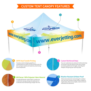 Carpa <span class=keywords><strong>de</strong></span> Jardín Plegable Resistente con Certificación CE <span class=keywords><strong>de</strong></span> 10x10 pies, Carpa <span class=keywords><strong>de</strong></span> Exhibición Publicitaria para Eventos - Product Image 3