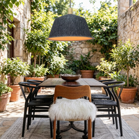 Suspension LED personnalisable en feutre PET blanc chaud 3500K avec CRI 90 élevé et garantie de 5 ans pour usage domestique et bureautique