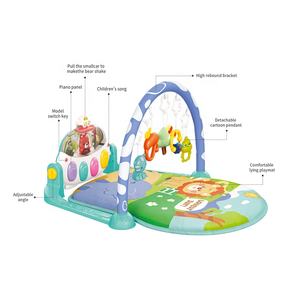 Nuevo diseño, alfombrilla de gimnasio para actividades de bebé, alfombrilla de gimnasio para jugar, patear y tocar <span class=keywords><strong>Piano</strong></span>, estante de <span class=keywords><strong>Fitness</strong></span>, juguete educativo suave y temprano para juguetes de bebé - Product Image 2
