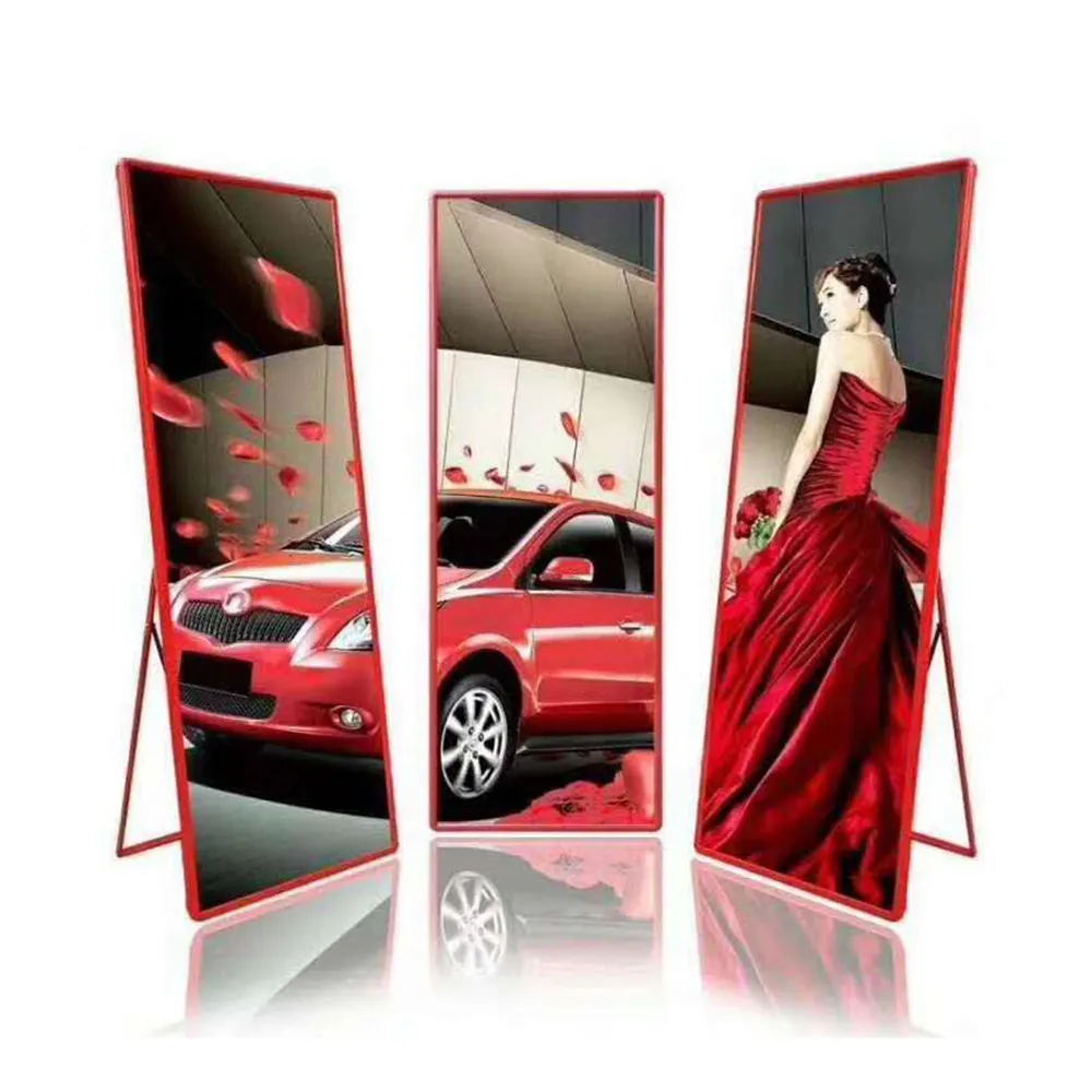 New Design P2.5 Full Color HD Indoor Led Poster Advertising Machine Led Screen Led Display 55 inch indoor