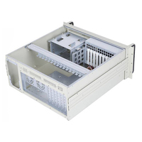 Casing PC Industri Produksi dan Pemrosesan Khusus Server Internet 4U Chassis Tujuh Slot Casing Logam Lembaran