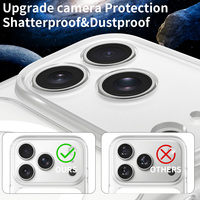 Étui magnétique translucide mat pour iPhone 17 Pro Max, antichoc, sensation de peau luxueuse, coque de protection pour téléphone portable, Fundas