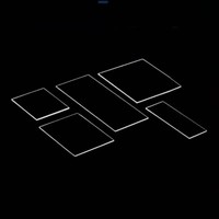 Diffuseur en verre dépoli double face 3x3mm, épaisseur 0,4mm, feuille de diffusion optique grain 2000
