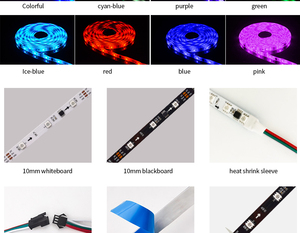 2025 Trending WS2812B 12V RGB 5050 tira de luces LED 5M-20M BT Control lámpara Flexible inteligente <span class=keywords><strong>cinta</strong></span> de diodo para decoración de festivales en casa - Product Image 5