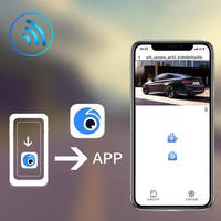 Caméra de recul de voiture à double objectif, caméra de tableau de bord avant et arrière, enregistreur vidéo Wi-Fi pour voiture, boîte noire, caméra de tableau de bord 3 canaux