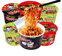 Wholesale Authentic Korean Buldak Ramen Bowl Mixed Flavors Bulk Price Spicy Chicken Noodles 105g Cup Ramen Export
