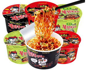 <span class=keywords><strong>Ramen</strong></span> Buldak Coreano Auténtico al por Mayor, <span class=keywords><strong>Sabores</strong></span> Mixtos, Precio al por Mayor, Fideos Picantes de Pollo, Taza de <span class=keywords><strong>Ramen</strong></span> de 105g, Exportación - Product Image 1