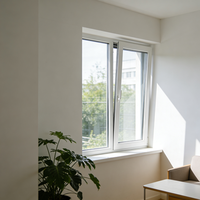 Ventanas Aislantes de Doble Vidrio Resistentes a Huracanes para Uso Comercial y Residencial Kalaishi, Sistema de Apertura Interior