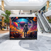 Écran publicitaire haute définition détachable pour affiche numérique LED pliable RAYBO convient aux promotions en magasin.