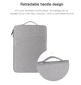 Xách tay 15.6 "máy tính xách tay tay áo túi với xử lý người đàn ông phụ nữ không thấm nước máy tính xách tay máy tính bảo vệ Bìa trường hợp đối với MacBook - Product Image 4